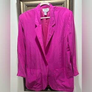 Elegant Fuchsia Women's Blazer by Kasper